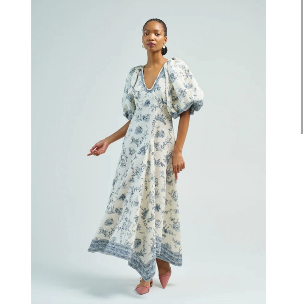 ALEMAIS CASA MIDI DRESS US 4